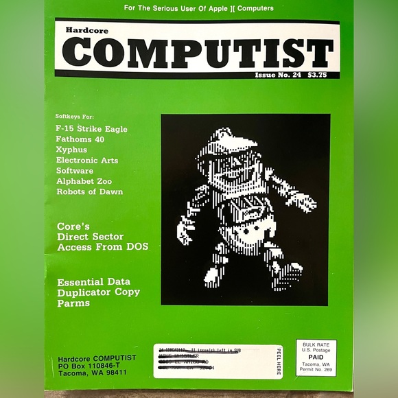 12 Hardcore Computist Issues 1980’s Collectible Rare. Superb condition. - Picture 3 of 14